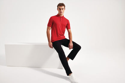 Asquith & Fox Men's Recycled polyester polo