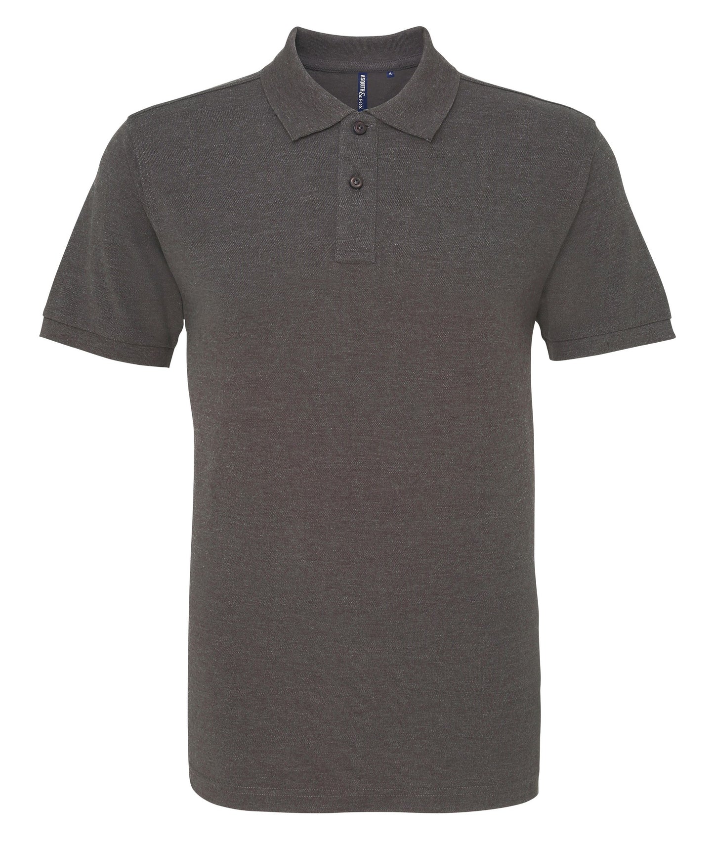 Asquith & Fox Men's Classic fit polo - Charcoal