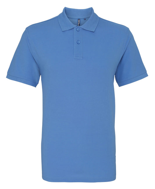 Asquith & Fox Men's Classic fit polo - Cornflower