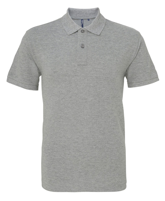 Asquith & Fox Men's Classic fit polo - Heather Grey