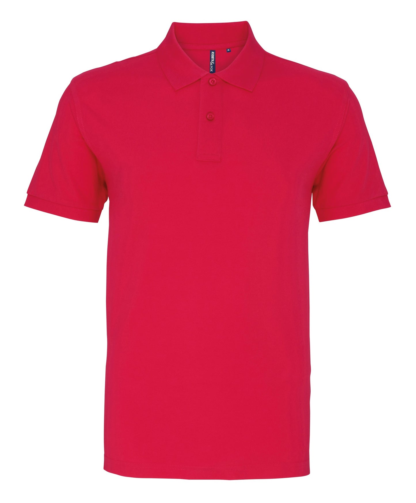 Asquith & Fox Men's Classic fit polo - Hot Pink