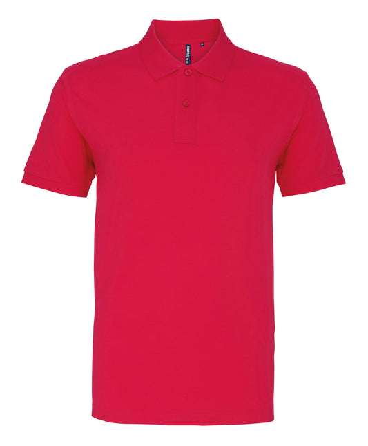 Asquith & Fox Men's Classic fit polo - Hot Pink