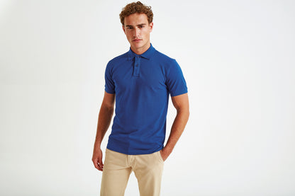 Asquith & Fox Men's Classic fit polo - Milk Chocolate