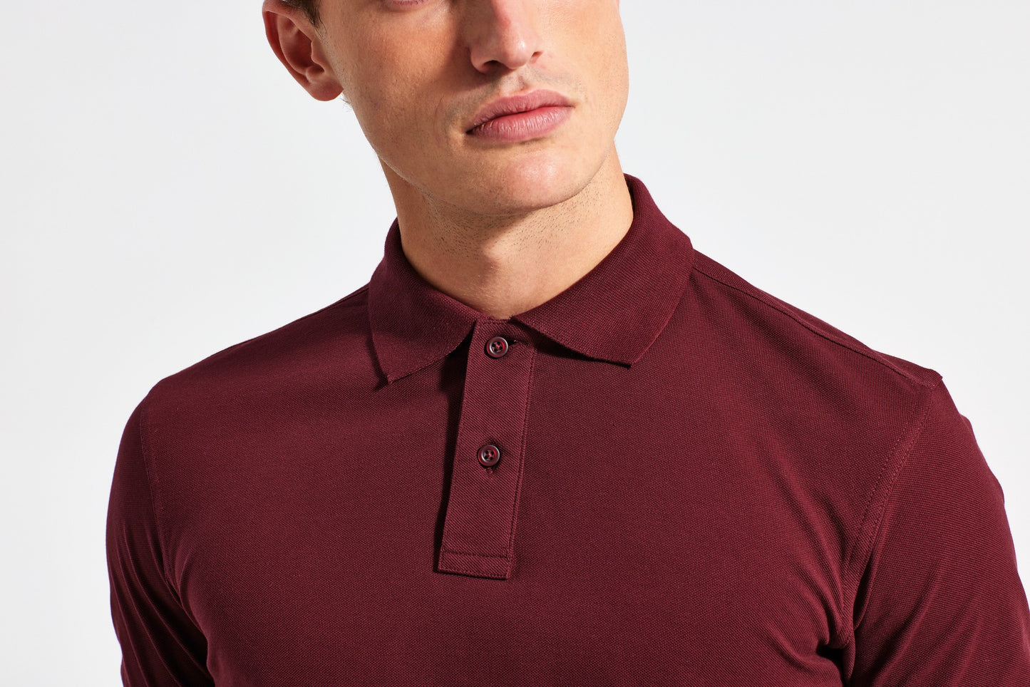 Asquith & Fox Men's Classic fit polo - Black Heather