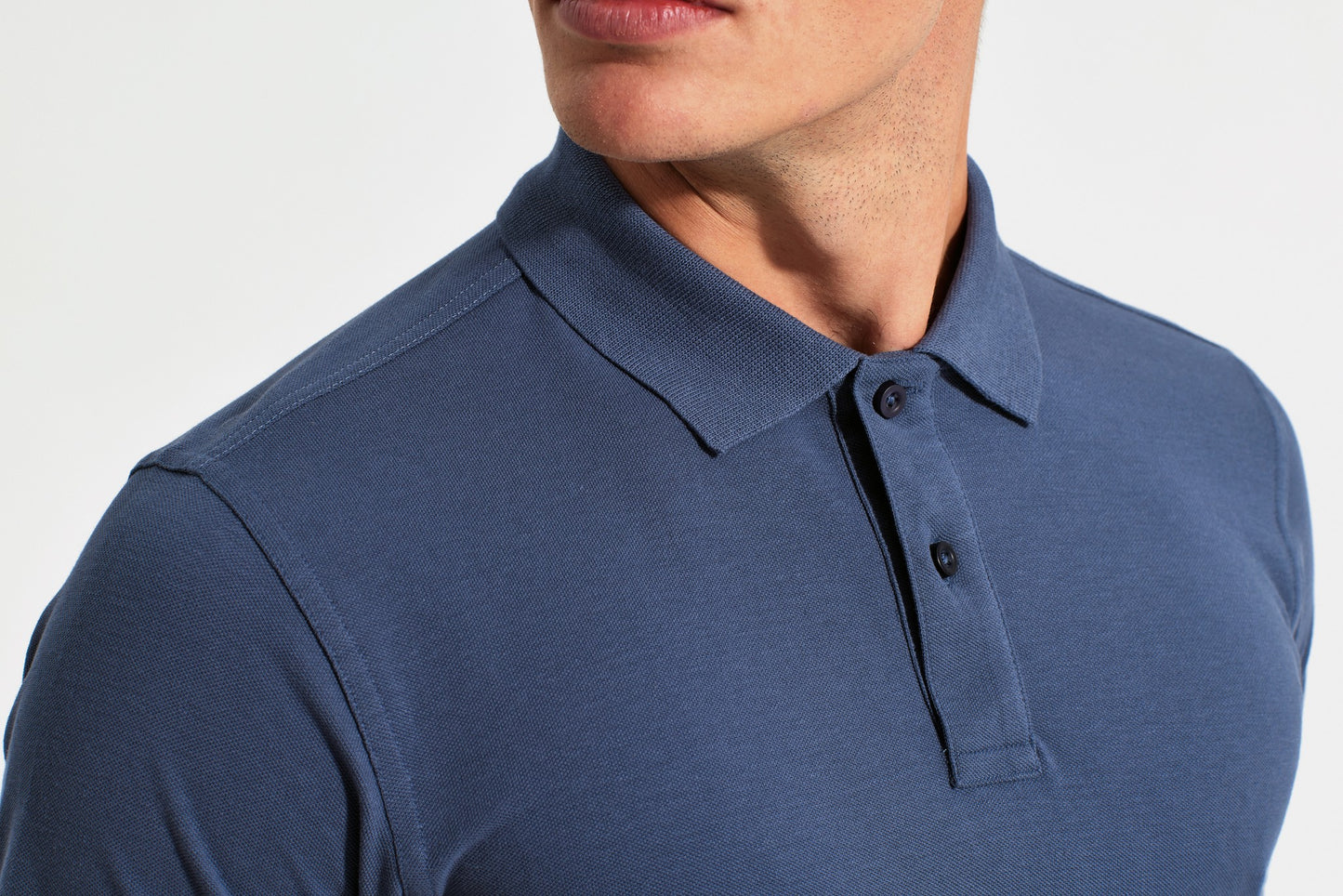 Asquith & Fox Men's Classic fit polo - Black Heather