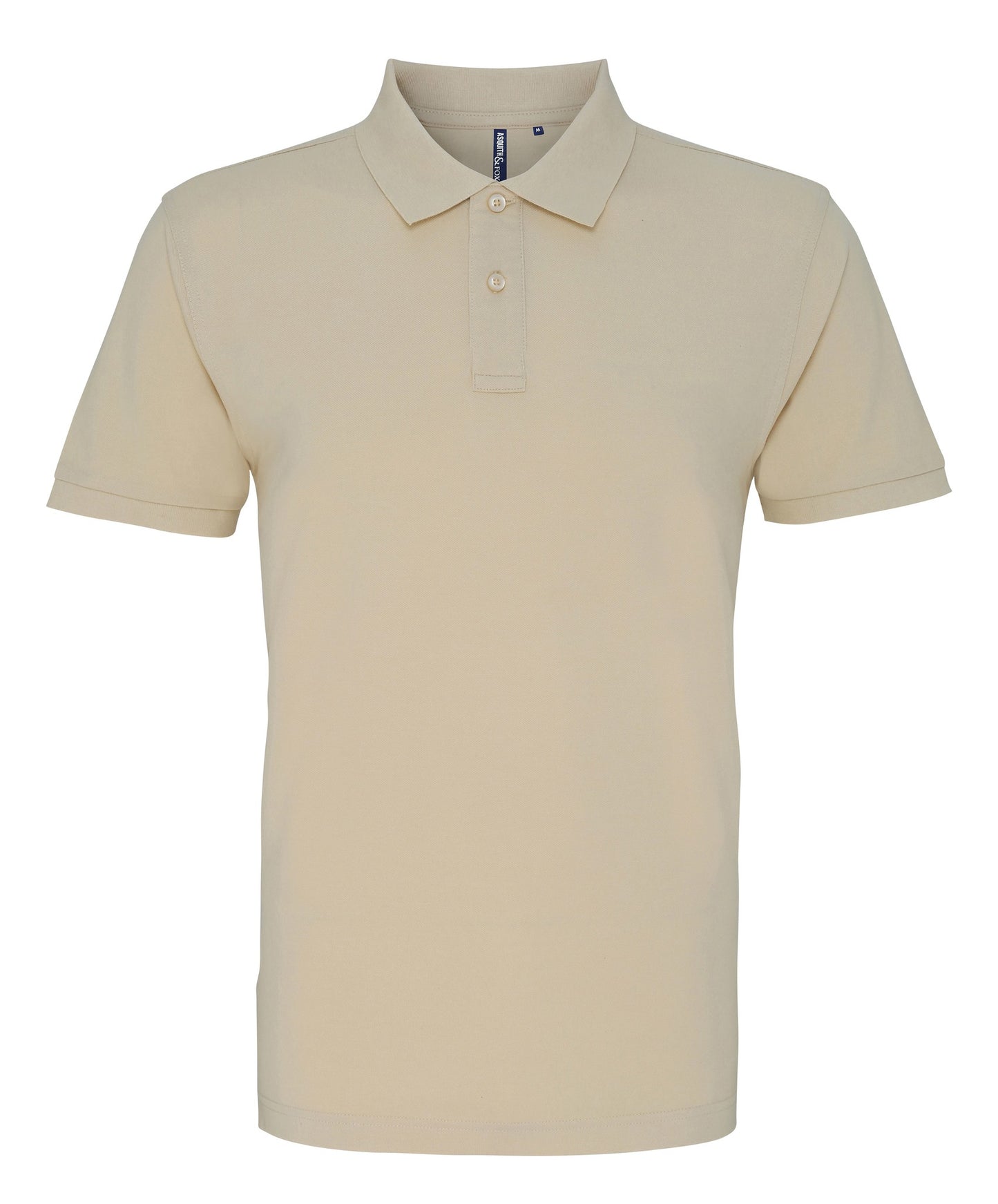 Asquith & Fox Men's Classic fit polo - Natural