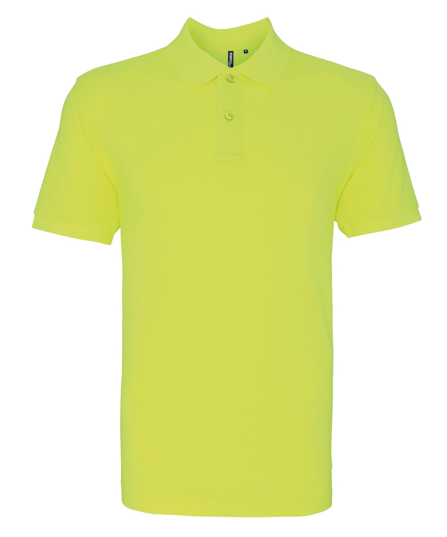 Asquith & Fox Men's Classic fit polo - Neon Yellow