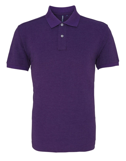 Asquith & Fox Men's Classic fit polo - Purple Heather