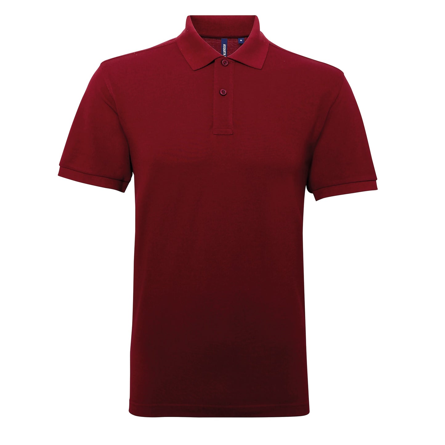 Asquith & Fox Men’s polycotton blend polo - Burgundy