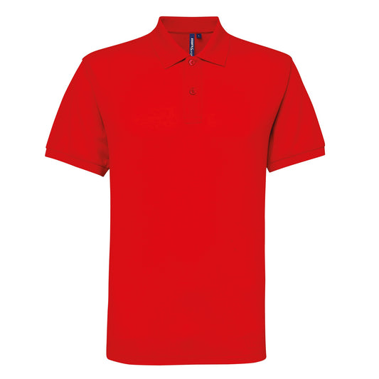 Asquith & Fox Men’s polycotton blend polo - Red