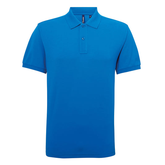 Asquith & Fox Men’s polycotton blend polo - Sapphire