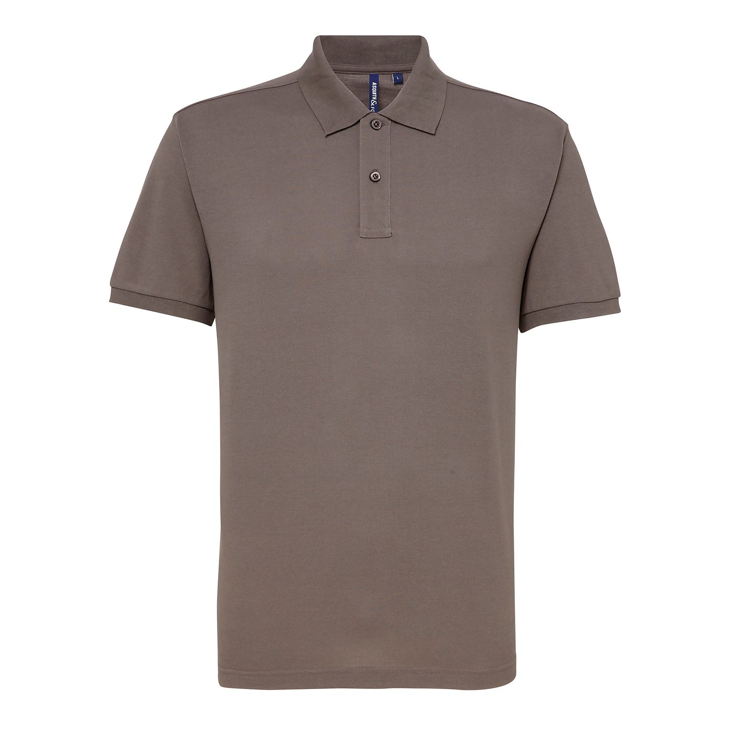 Asquith & Fox Men’s polycotton blend polo - Slate