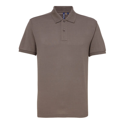 Asquith & Fox Men’s polycotton blend polo - Slate