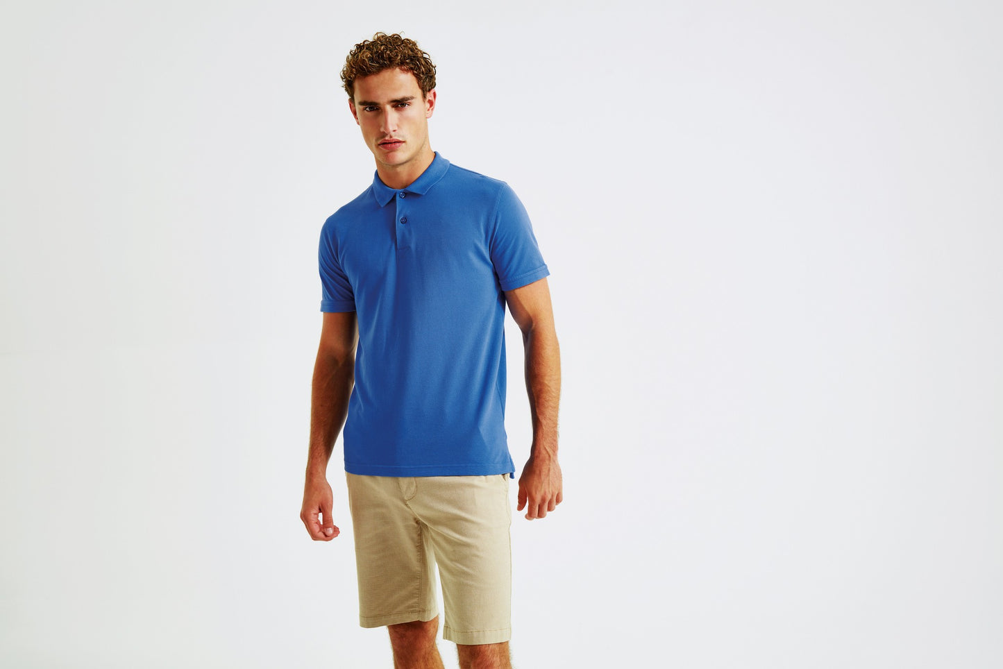 Asquith & Fox Men's coastal vintage wash polo