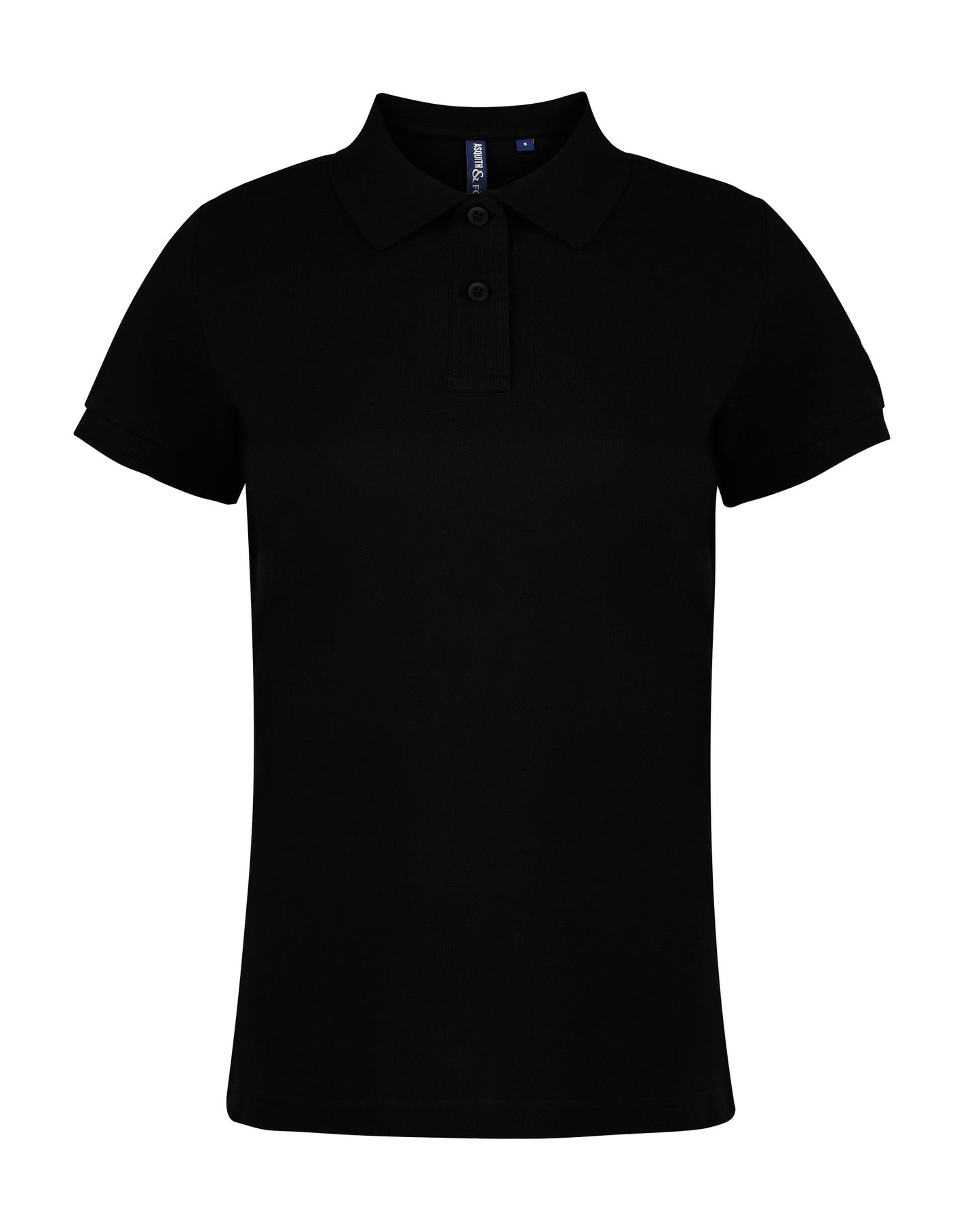 Asquith & Fox Women's Classic fit polo - Black