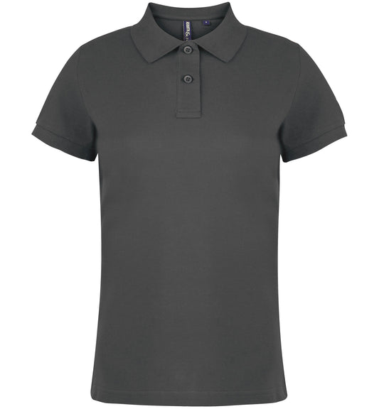 Asquith & Fox Women's Classic fit polo - Charcoal