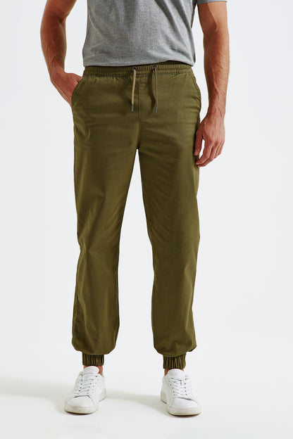 Asquith & Fox Men's twill jogger