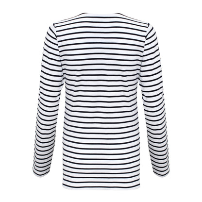 Asquith & Fox Women's Marinière coastal long sleeve tee