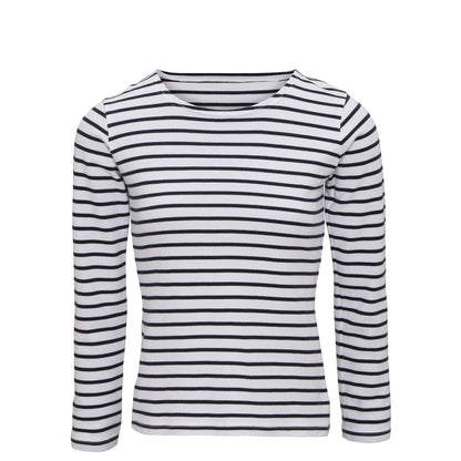 Asquith & Fox Women's Marinière coastal long sleeve tee