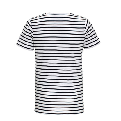 Asquith & Fox Men's Marinière coastal short sleeve tee