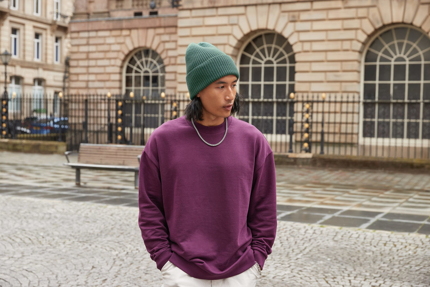 Beechfield Oversized cuffed beanie