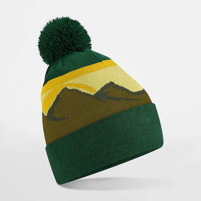 Beechfield Mountain peaks pom pom beanie