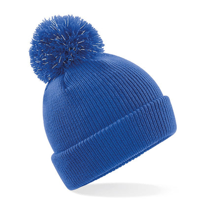 Beechfield Junior reflective bobble beanie