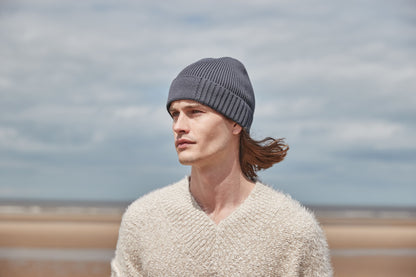 Beechfield Organic cotton engineered patch beanie