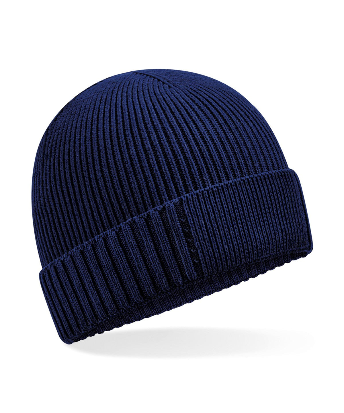 Beechfield Organic cotton engineered patch beanie