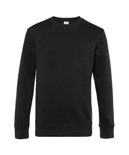 B&C Collection B&C KING Crew Neck - Black Pure