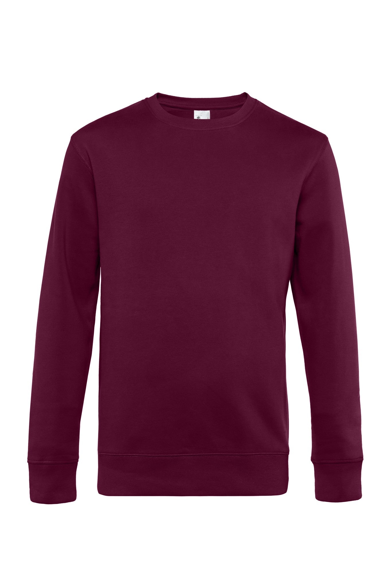 B&C Collection B&C KING Crew Neck - Dark Cherry