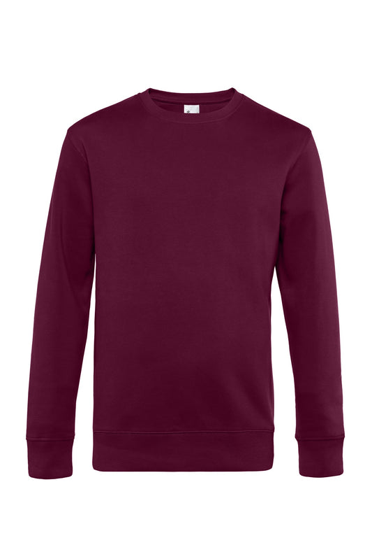 B&C Collection B&C KING Crew Neck - Dark Cherry