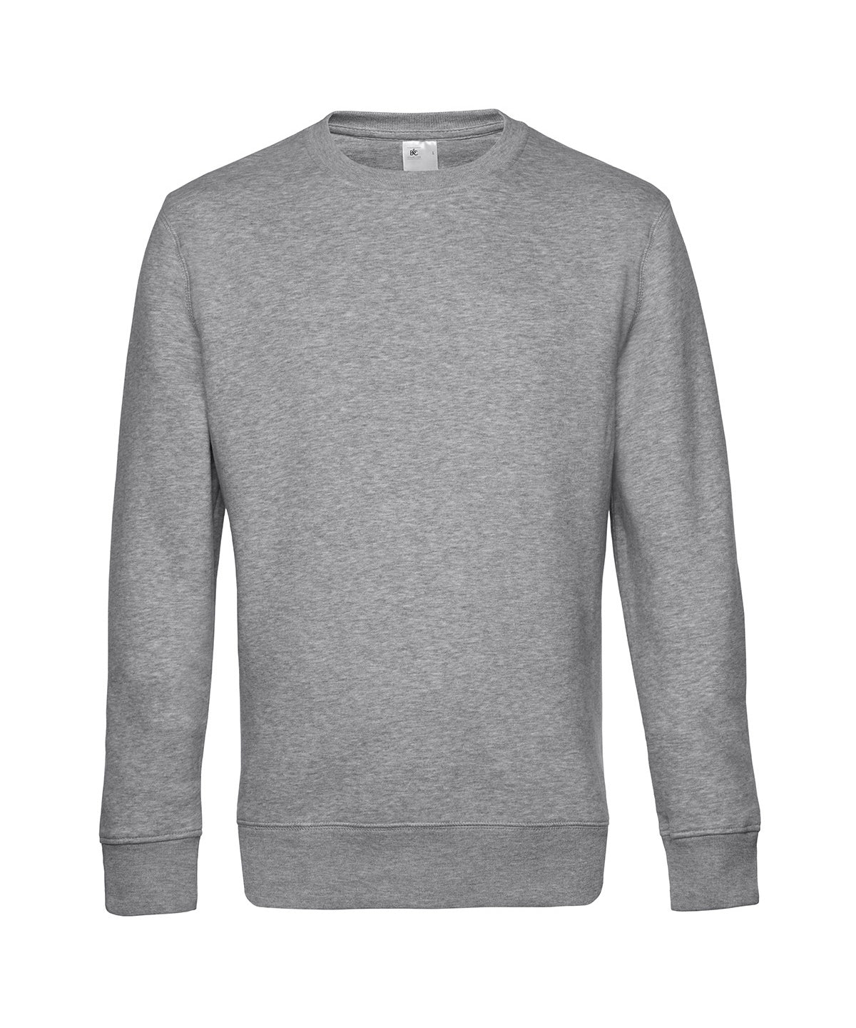 B&C Collection B&C KING Crew Neck - Heather Grey