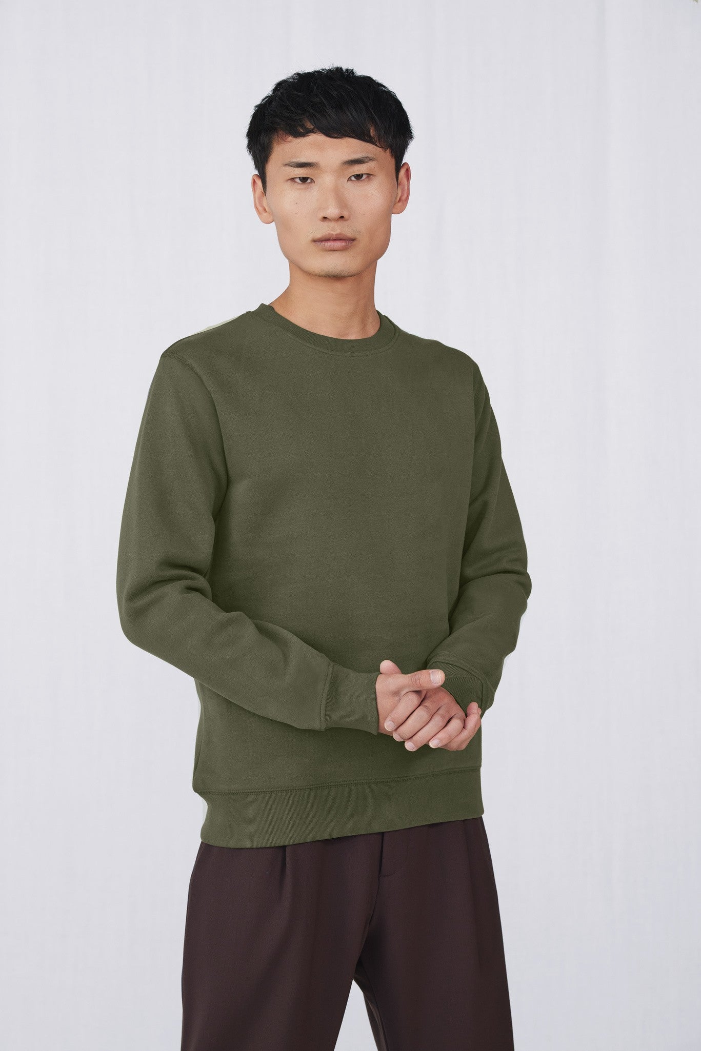 B&C Collection B&C KING Crew Neck - Aqua Green