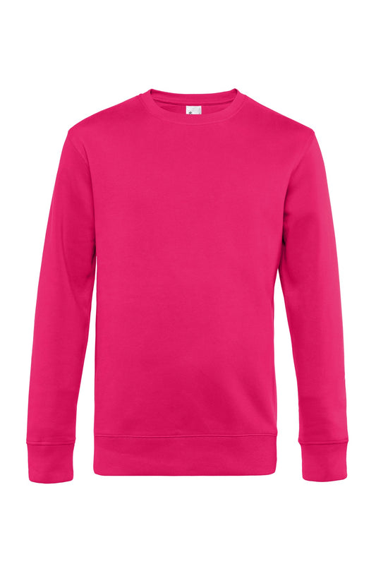 B&C Collection B&C KING Crew Neck - Magenta Pink