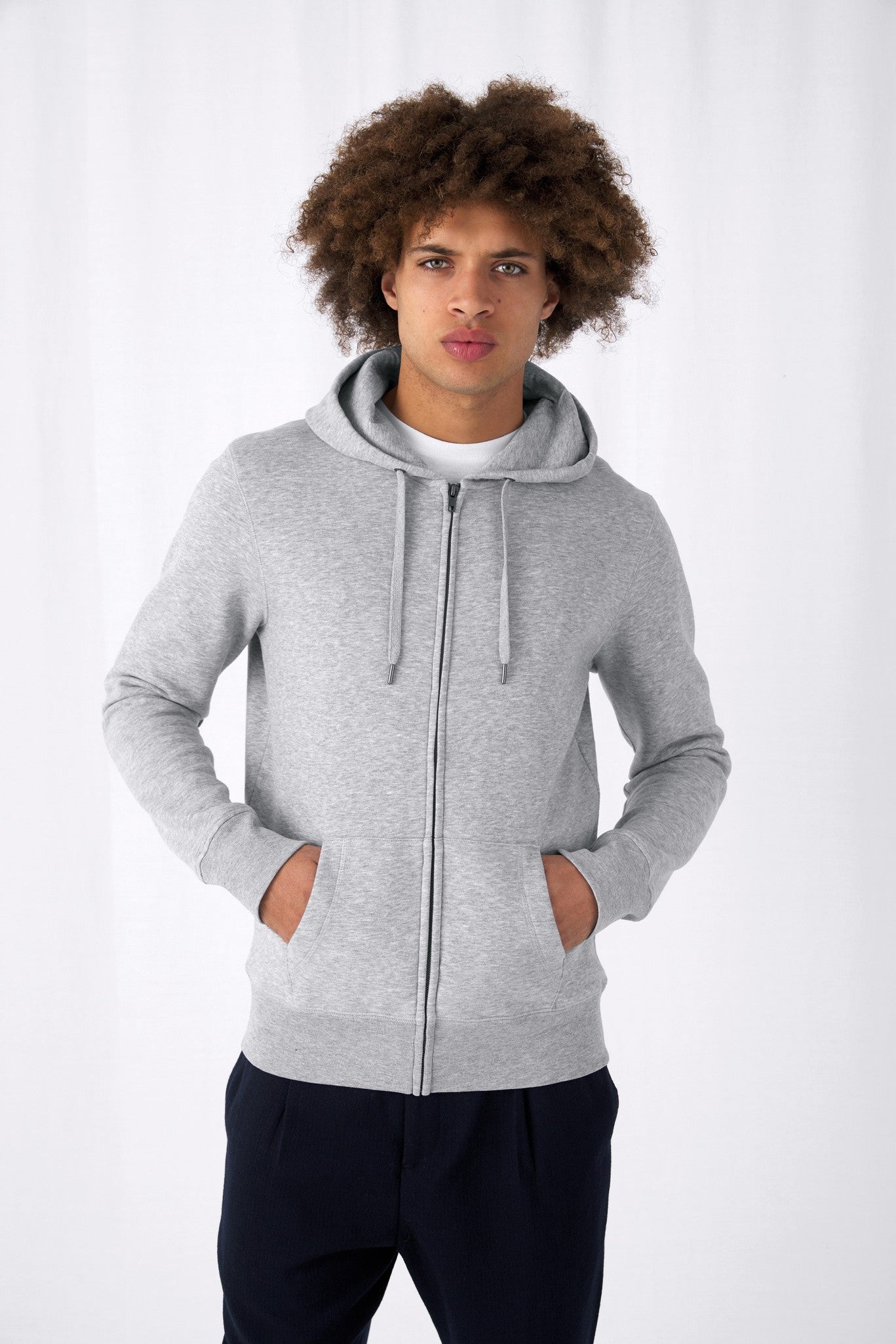 B&C Collection B&C KING Zipped Hood