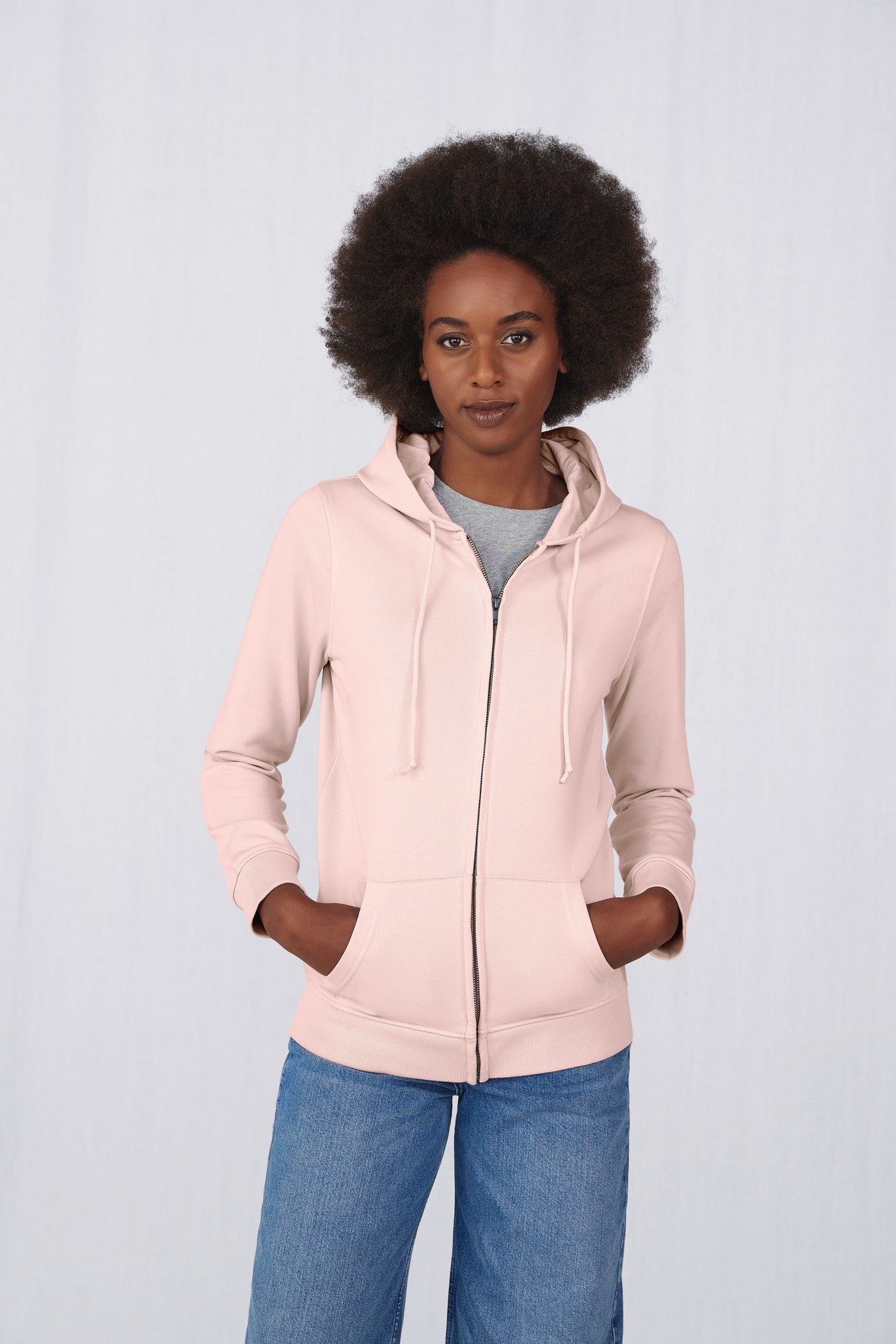 B&C Collection B&C Inspire Zipped Hood /women