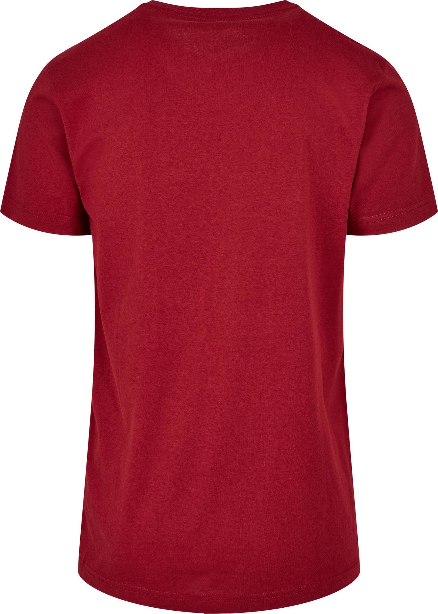 Build Your Brand Basic Basic round neck tee - Burgundy