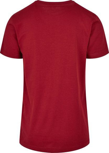 Build Your Brand Basic Basic round neck tee - Burgundy