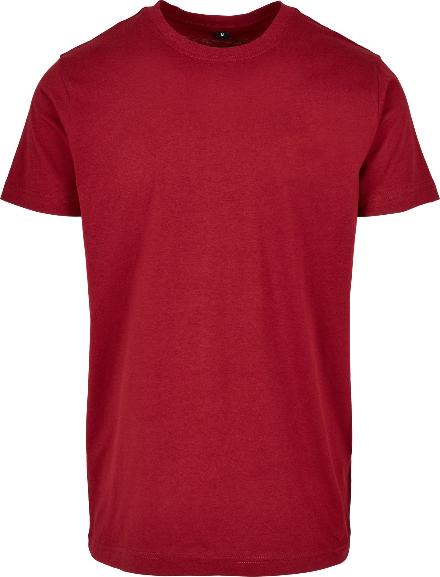 Build Your Brand Basic Basic round neck tee - Burgundy