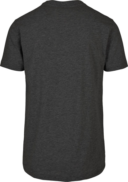 Build Your Brand Basic Basic round neck tee - Charcoal