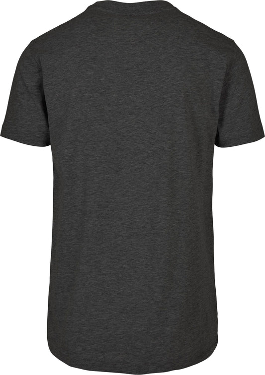 Build Your Brand Basic Basic round neck tee - Charcoal