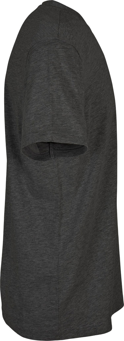 Build Your Brand Basic Basic round neck tee - Charcoal