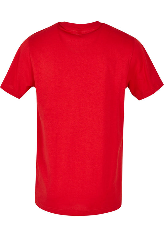 Build Your Brand Basic Basic round neck tee - City Red