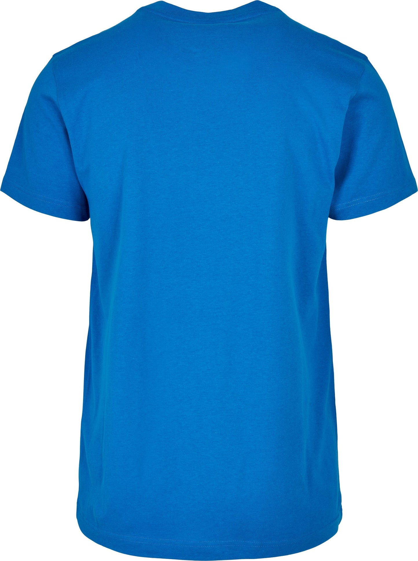 Build Your Brand Basic Basic round neck tee - Cobalt Blue