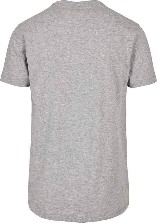 Build Your Brand Basic Basic round neck tee - Heather Grey