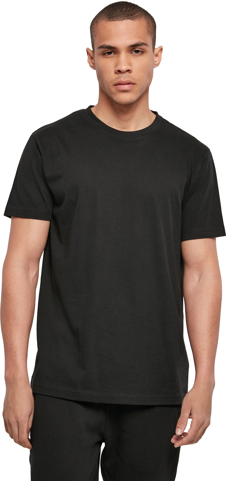 Build Your Brand Basic Basic round neck tee - Black