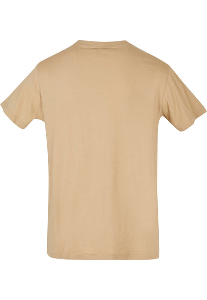 Build Your Brand Basic Basic round neck tee - Union Beige