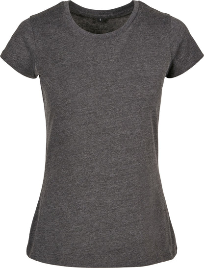 Build Your Brand Basic Women's basic tee - Charcoal