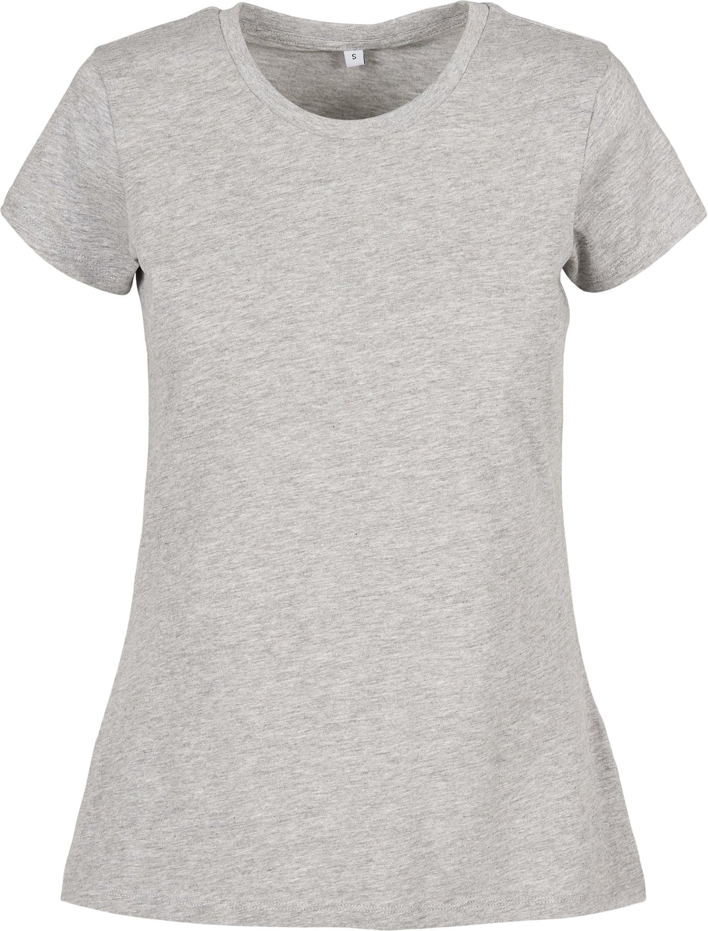 Build Your Brand Basic Women's basic tee - Heather Grey